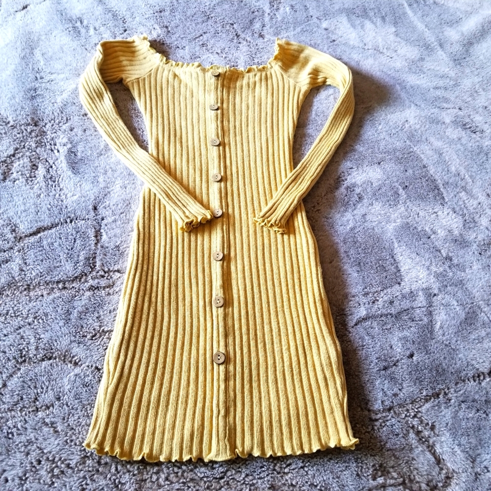 May pink mini knit dress size S
